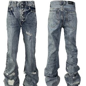 Stacked Denim Jeans